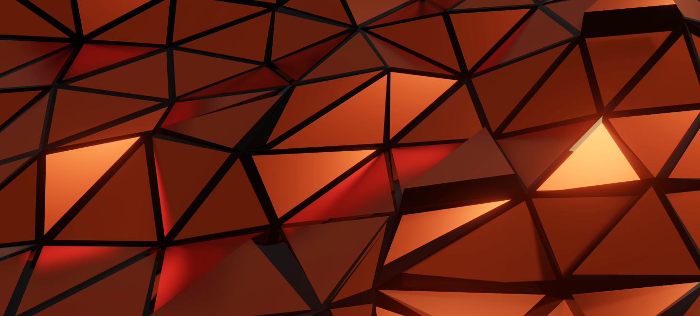 Shiny Orange Geometric Pattern