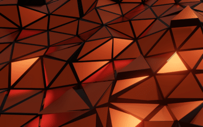Shiny Orange Geometric Pattern