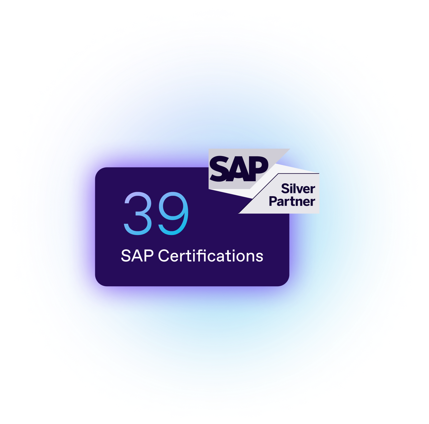 39 SAP certifications and SAP Silver Partner